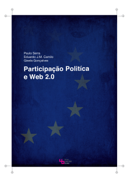 Participação Política e Web 2.0 - Livros LabCom