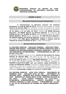 Boletim Informativo Julho/15 - Ministério Público do Estado do Acre