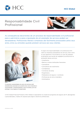 Responsabilidade Civil Profissional