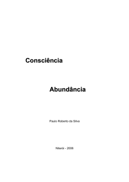Consciência Abundância - Universidade Federal Fluminense
