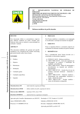Norma rodoviária - Especificação de Material -DNER-EM 370/97