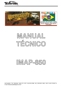 Manual - Tecnologia Autoportante IMAP-850