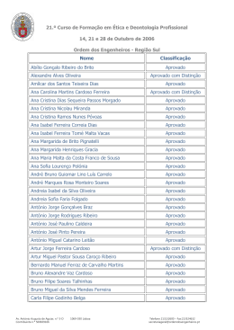 classificações em PDF - Ordem dos Engenheiros