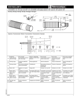 XX518A3.AM12 Tubular Body Ultrasonic Sensor with NPN or PNP