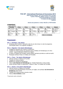 PUC-SP - International Business & Economics 2014
