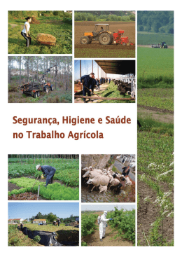 Segurança, Higiene e Saúde no Trabalho Agrícola