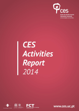 CES Activities Report 2014 1. Introduction