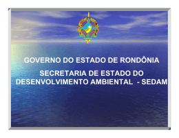 sedam - Ministério do Meio Ambiente