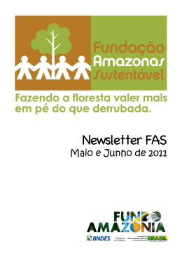 Maio e Junho de 2011 - Fundação Amazonas Sustentável
