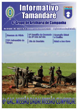 Info 03.cdr - 6º Grupo de Artilharia de Campanha