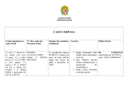 CASO CERPASA - Ministério Público do Estado do Pará