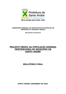 Relatório do Perfil dos egressos de Santo André 2006