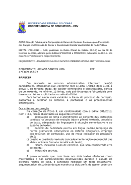 LUCIANA SANTOS LIMA - CCV - Universidade Federal do Ceará