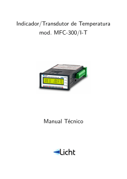 Manual Técnico MFC-300/I-T - Licht-Labs