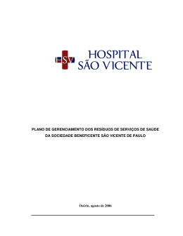 PGRS - Hospital Sao Vicente de Paulo