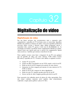 cap32 - Digitalização de vídeo