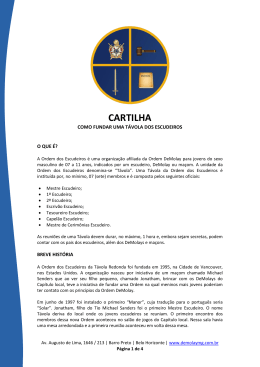 CARTILHA - Grande Capítulo do Estado de Minas Gerais