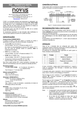 Manual N321 - NOVUS Produtos Eletrônicos