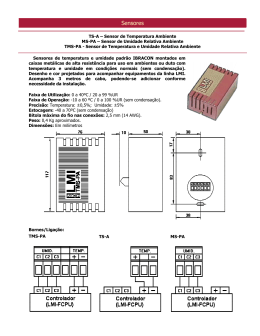 Sensores - Ibracon Controles Eletrônicos