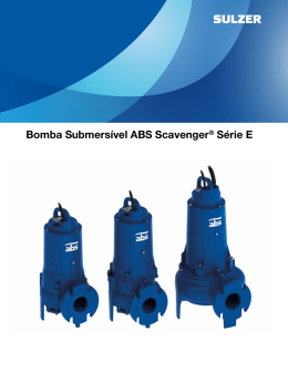 Bomba Submersível ABS Scavenger® Série E