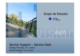 Service Desk Grupo de Estudos ITIL