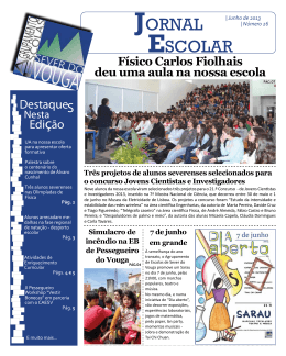 Nº26 Jun.2013 - Agrupamento de Escolas de Sever do Vouga