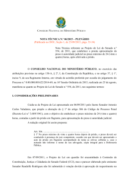 NOTA TÉCNICA N.º 06/2015 - Conselho Nacional do Ministério