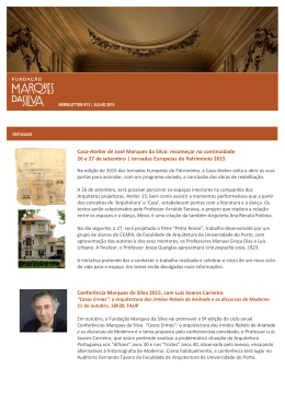 Newsletter #13 - Fundação Instituto Marques da Silva