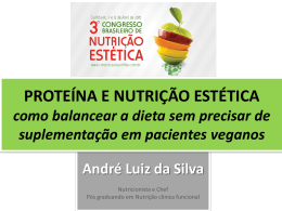 3° Congresso Nutrição Estética - Proteínas Veganas