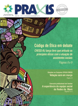 Código de Ética em debate CRESS-RJ lança livro que articula os