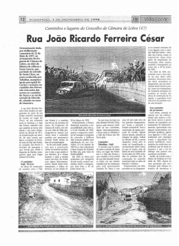 Rua João Ricardo Ferreira César
