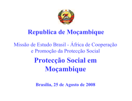 Protecção Social em Moçambique