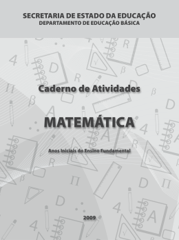Caderno de Atividades - Matemática