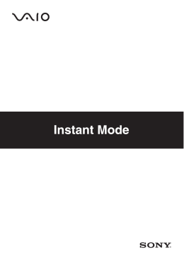 Using Instant Mode