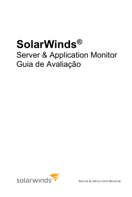 Usando o Server & Application Monitor