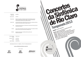 PDF - OSRC - Orquestra Sinfonica de Rio Claro