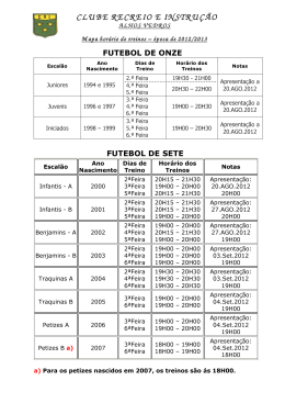 Horarios-dos-treinos-2012-2013 - Clube Recreio e Instrução (CRI)