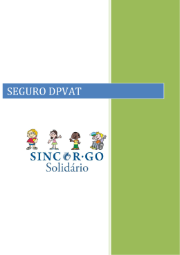 SEGURO DPVAT - SINCOR-GO