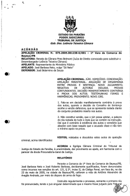 .. ...., i 6.4,1 410 • - Tribunal de Justiça da Paraíba