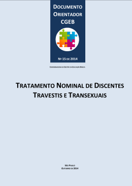 TRATAMENTO NOMINAL DE DISCENTES