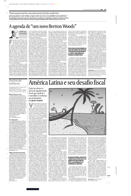 América Latina e seu desafio fiscal