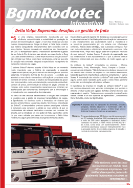 Jornal Cargas - Ed. 32 - Especial Della Volpe
