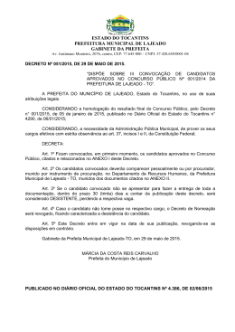 decreto nº 051/2015
