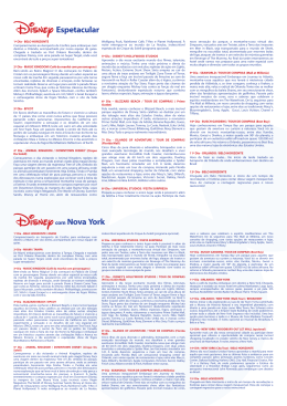 Férias de Julho na Disney - Verso A4