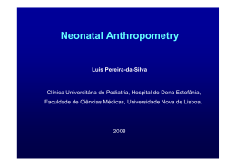 Neonatal Anthropometry