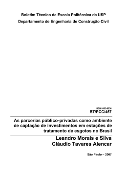 BT/PCC/457 Leandro Morais e Silva Cláudio Tavares Alencar
