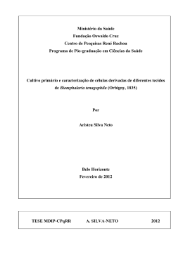 Texto completo - Centro de Pesquisas René Rachou