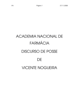 Dr. Vicente Nogueira - Academia Nacional de Farmácia