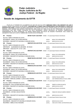 28/05/2015 - Justiça Federal – Seção Judiciária do Rio de Janeiro