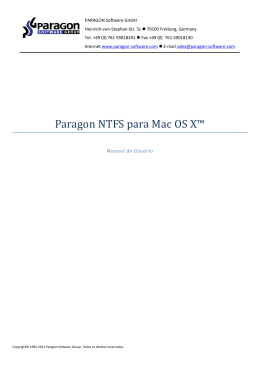 Paragon NTFS para Mac OS X -
